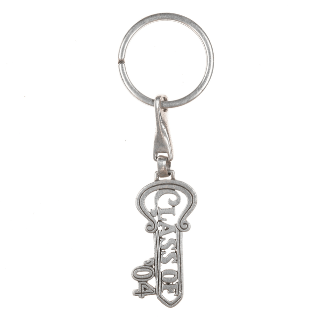 Retired James Avery Class of '04 Keychain in sterling - Estate Fresh Austin