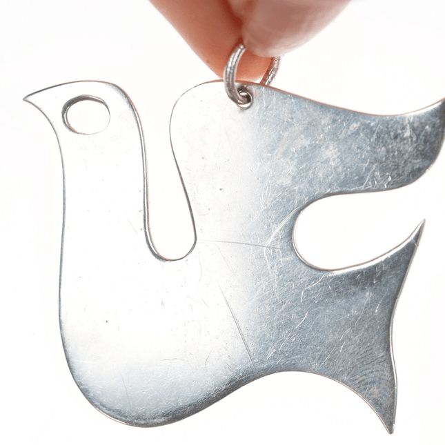 Retired James Avery Dove pendant in sterling - Estate Fresh Austin