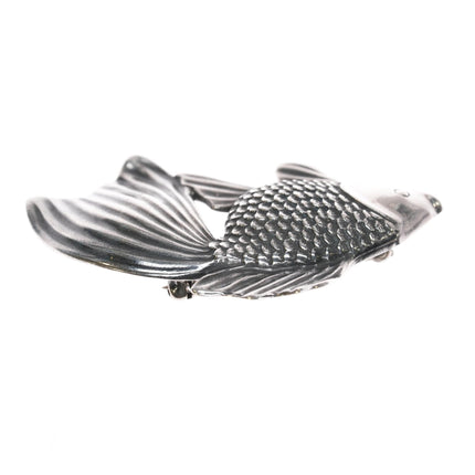 Retired James Avery fish pin in sterling - Estate Fresh Austin