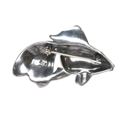 Retired James Avery fish pin in sterling - Estate Fresh Austin