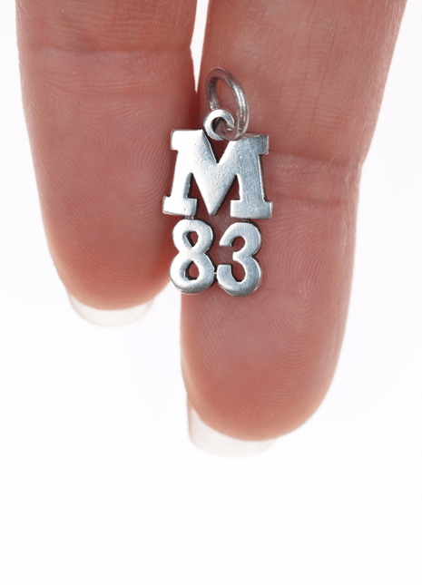 Retired James Avery M 83 Charm in sterling - Estate Fresh Austin