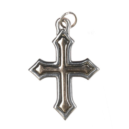 Retired James Avery Passion cross charm/pendant 18k/sterling - Estate Fresh Austin