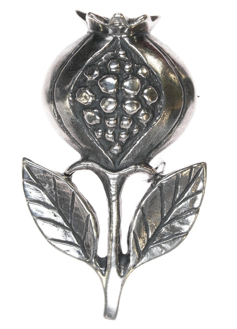 Retired James Avery Pomegranate pin in sterling - Estate Fresh Austin