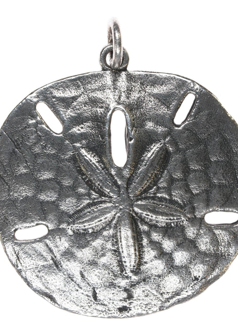 Retired James Avery sand dollar pendant in sterling - Estate Fresh Austin