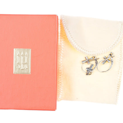 Retired James Avery sterling cross earrings and charm - Estate Fresh Austin