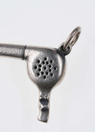 Retired James Avery Sterling Hair Dryer charm - Estate Fresh Austin