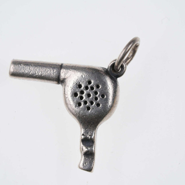 Retired James Avery Sterling Hair Dryer charm - Estate Fresh Austin