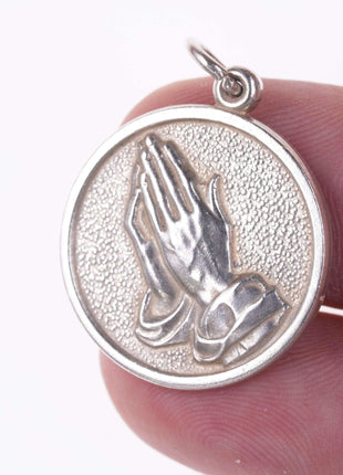 Retired James Avery Sterling Praying hands charm - Estate Fresh Austin