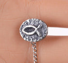 Retired James Avery Textured Ichthus Fish Lapel pin/tie tac - Estate Fresh Austin