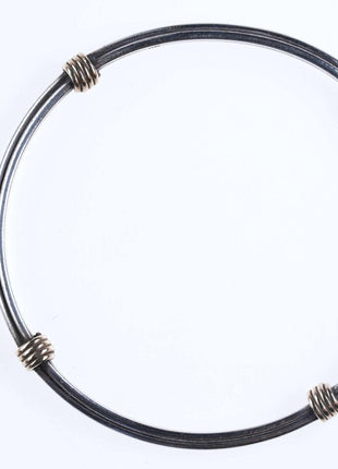 Retro 14k/sterling wire bangle - Estate Fresh Austin