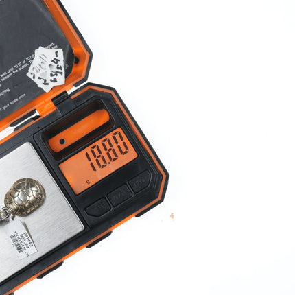 Retro Barry Kieselstein Cord 14k/Sterling turtle pendant - Estate Fresh Austin