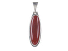 Retro Carnelian Mexican Modernist sterling pendant - Estate Fresh Austin