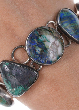 Retro Charles Albert Sterling Azurite bracelet - Estate Fresh Austin