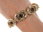 Retro Chunky Sterling Turkish Vermeil bracelet - Estate Fresh Austin
