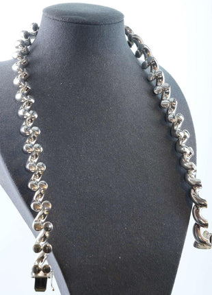 Retro Heavy Italian sterling necklace - Estate Fresh Austin