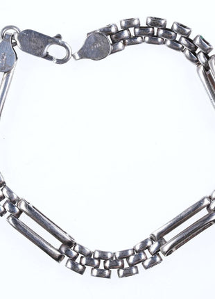 Retro Italian sterling link bracelet - Estate Fresh Austin