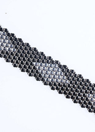 Retro Italian sterling mesh bracelet - Estate Fresh Austin