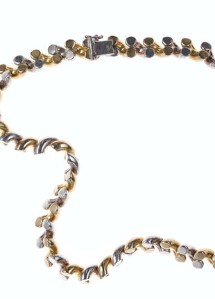 Retro Italian Sterling/Vermeil necklace - Estate Fresh Austin