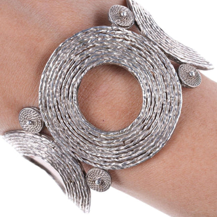 Retro Marijas Modernist Sterling cuff bracelet - Estate Fresh Austin