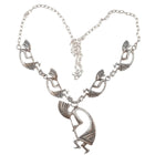 Retro Southwestern sterling kokopelli necklace - Estate Fresh Austin