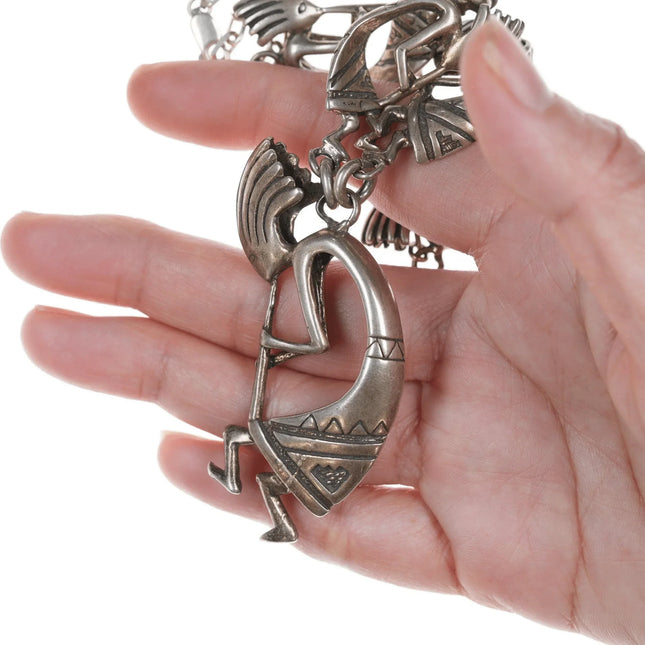 Retro Southwestern sterling kokopelli necklace - Estate Fresh Austin