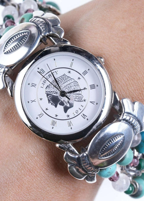 Retro Southwestern Sterling Watch by Old Carlisle Jewelry Albuquerque - Estate Fresh Austin