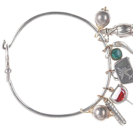 Retro sterling charm bracelet - Estate Fresh Austin