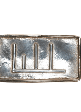 RH Modernist Sterling belt buckle - Estate Fresh Austin