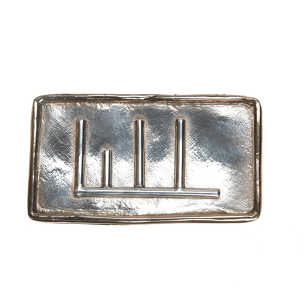 RH Modernist Sterling belt buckle - Estate Fresh Austin