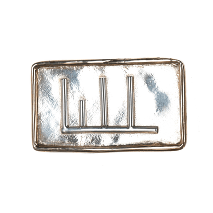 RH Modernist Sterling belt buckle - Estate Fresh Austin