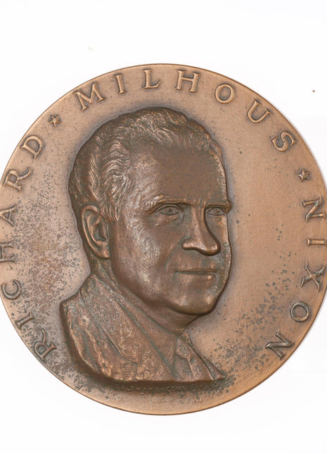 Richard Nixon Bronze Inaguration Medal - Estate Fresh Austin