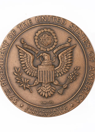 Richard Nixon Bronze Inaguration Medal - Estate Fresh Austin