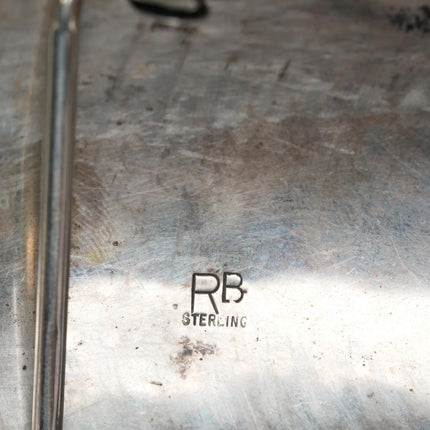 Richard & Rita Begay Navajo Sterling Eagle belt buckle with turquoise/coral - Estate Fresh Austin