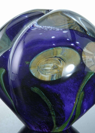 Robert Eickholt Heavy Large Studio Art glass paperweight - Estate Fresh Austin