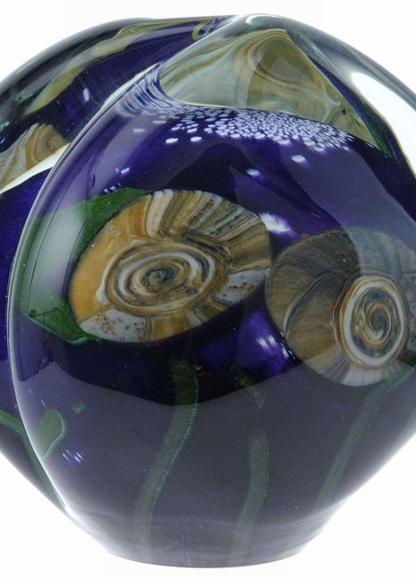 Robert Eickholt Heavy Large Studio Art glass paperweight - Estate Fresh Austin