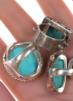 Robert Lee Morris and Other southwestern style sterling rings - Estate Fresh Austin