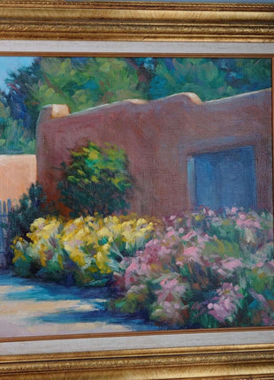 Robert Rohm Texas/New Mexico Artist Large Southwestern home Oil on Canvas - Estate Fresh Austin