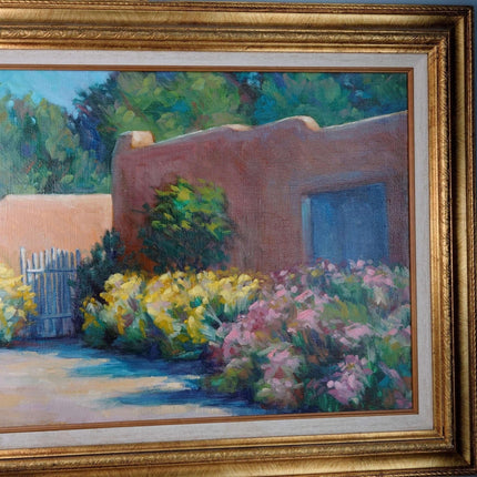 Robert Rohm Texas/New Mexico Artist Large Southwestern home Oil on Canvas - Estate Fresh Austin