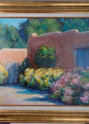 Robert Rohm Texas/New Mexico Artist Large Southwestern home Oil on Canvas - Estate Fresh Austin