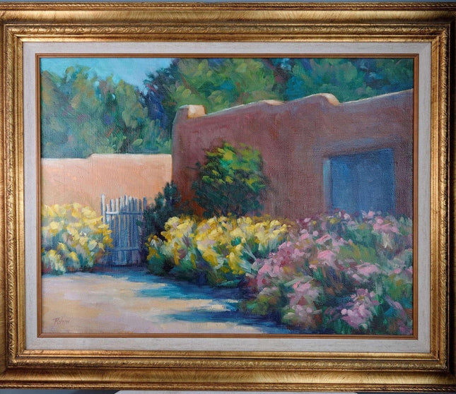 Robert Rohm Texas/New Mexico Artist Large Southwestern home Oil on Canvas - Estate Fresh Austin