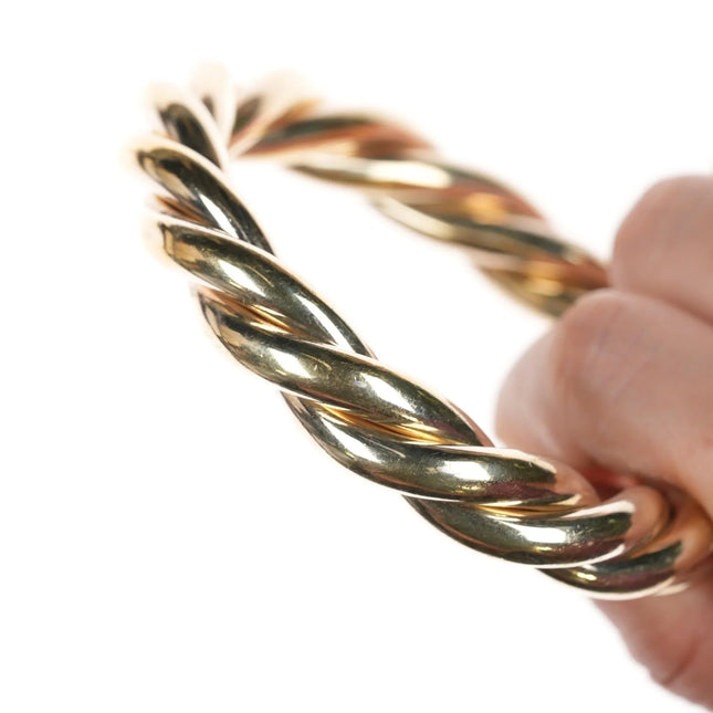 Roberto Coin "The Fifth Season" Silver Vermeil bangle bracelet - Estate Fresh Austin