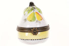 Rochard Limoges Hand Painted Pear Form trinket box - Estate Fresh Austin