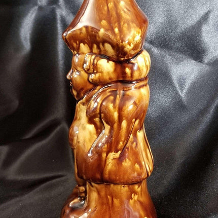 Rockingham Bottle Antique Toby Flask pottery Coachman c.1880 - Estate Fresh Austin