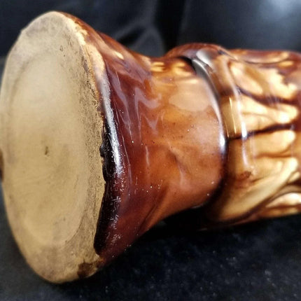 Rockingham Bottle Antique Toby Flask pottery Coachman c.1880 - Estate Fresh Austin