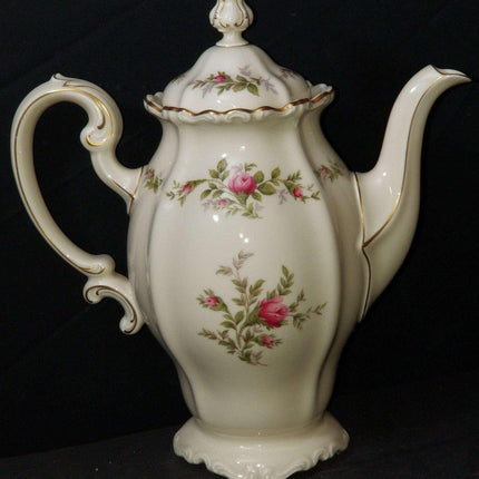 Rosenthal Antoinette Pompadour Coffeepot 6 cup gold trim - Estate Fresh Austin