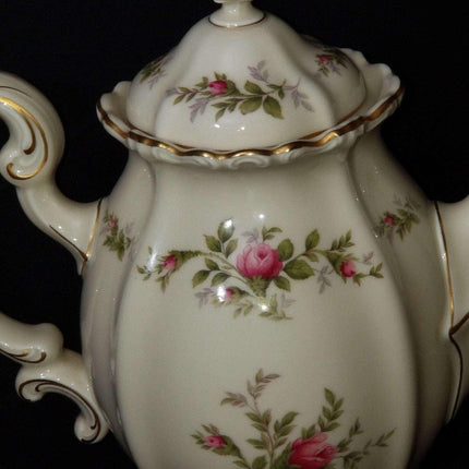 Rosenthal Antoinette Pompadour Coffeepot 6 cup gold trim - Estate Fresh Austin
