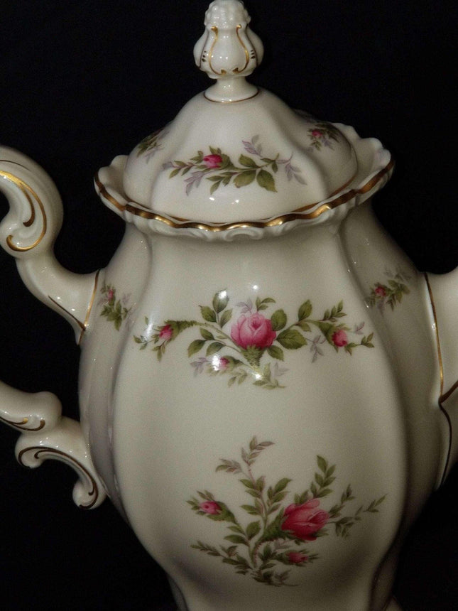 Rosenthal Antoinette Pompadour Coffeepot 6 cup gold trim - Estate Fresh Austin