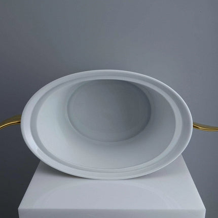 Rosenthal Versace Covered Vegetable Jardin de Versace Pink and blue with Heavy G - Estate Fresh Austin