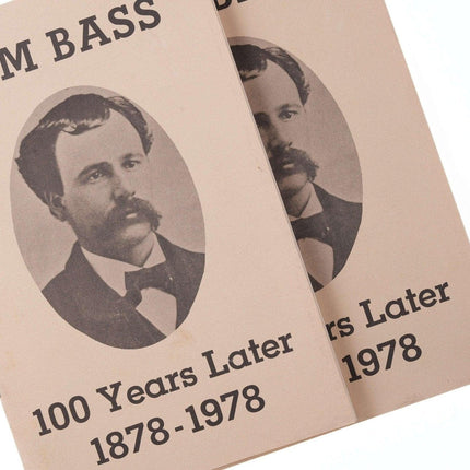 Round Rock Texas 1978 Sam Bass 100 years later booklet x 2 - Estate Fresh Austin