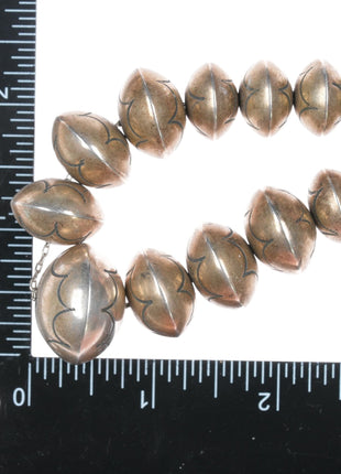 Roy Vandever Navajo pearl necklace sterling - Estate Fresh Austin